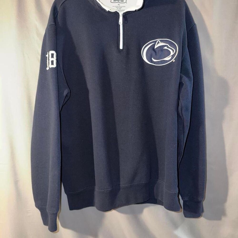 Vintage Navy blue Penn State quarter zip